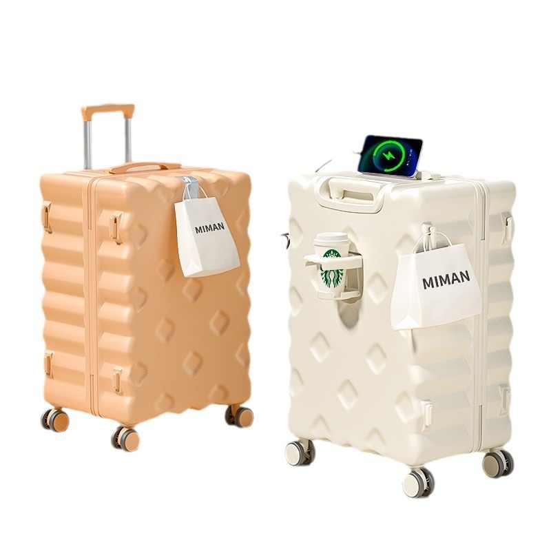 官方旗舰店小米椒大容量行李箱女旅行箱20寸登机拉杆密码箱万向轮