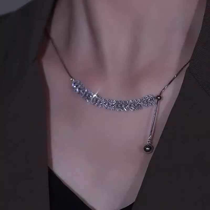 法国【设计师】LMKL赤诚的心麦穗项链女轻奢高级小众可调节锁骨链